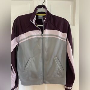 Nike jacket burgundy, lavender, grey. Size M.